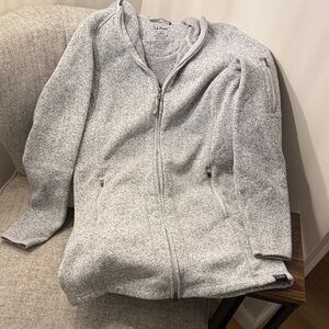 L.L. Bean Women's Light Gray Utility Jacket